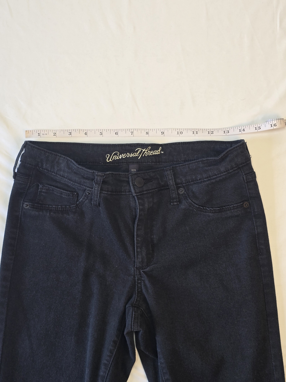 Universal Thread Black Mid Rise Jegging Jeans Size 8/29L - Picture 5 of 11